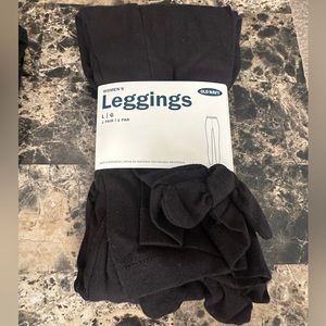 ✨ 3 Pairs Brand New Old Navy Bow Leggings Knots Black Size Large ✨